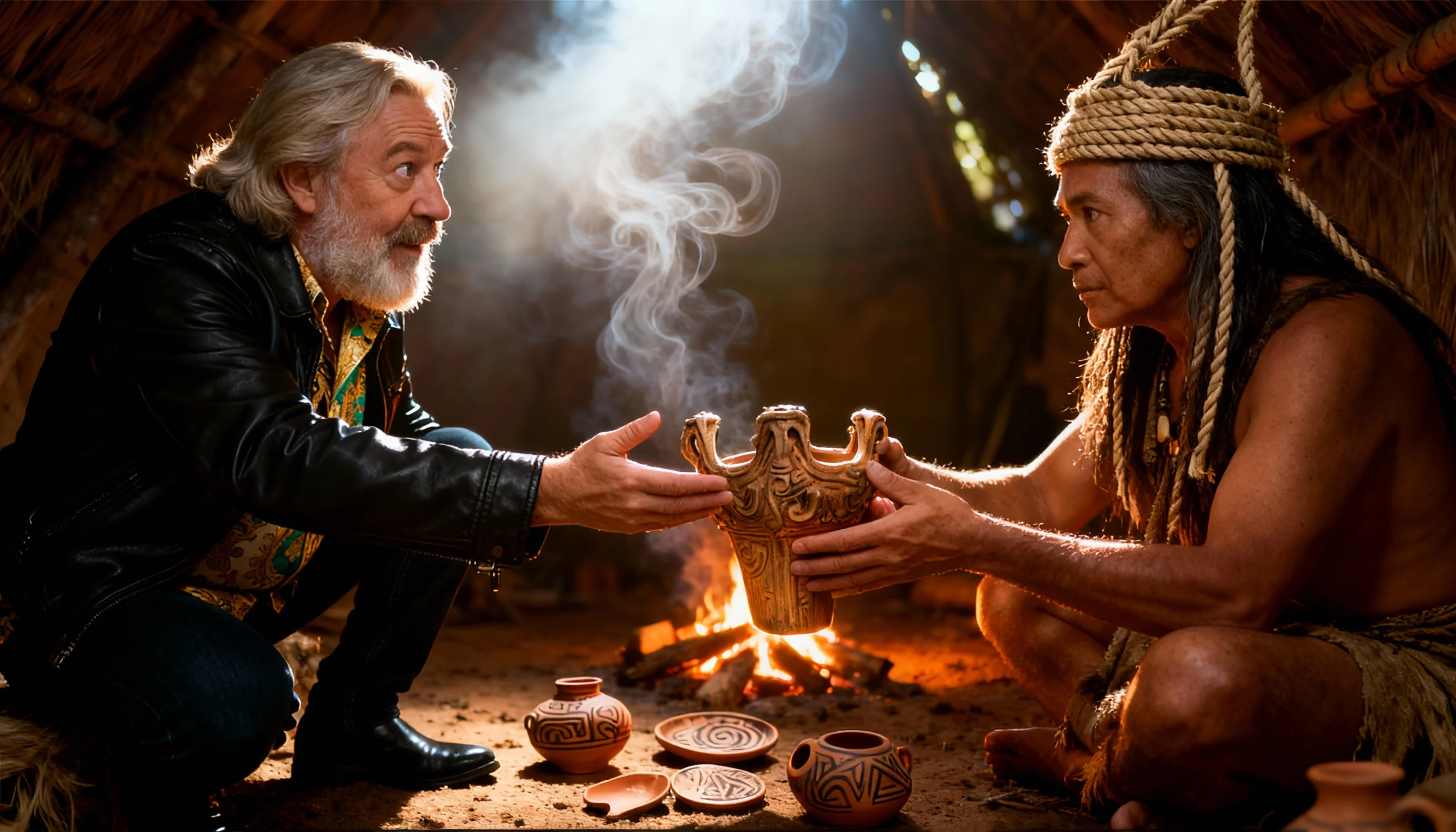 la entrega de la vasija